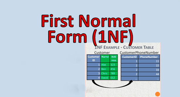First Normal Form 1NF