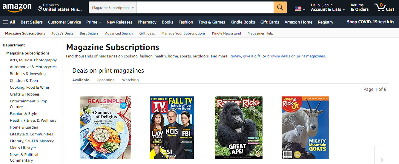 amazon-magazines-subscriptions