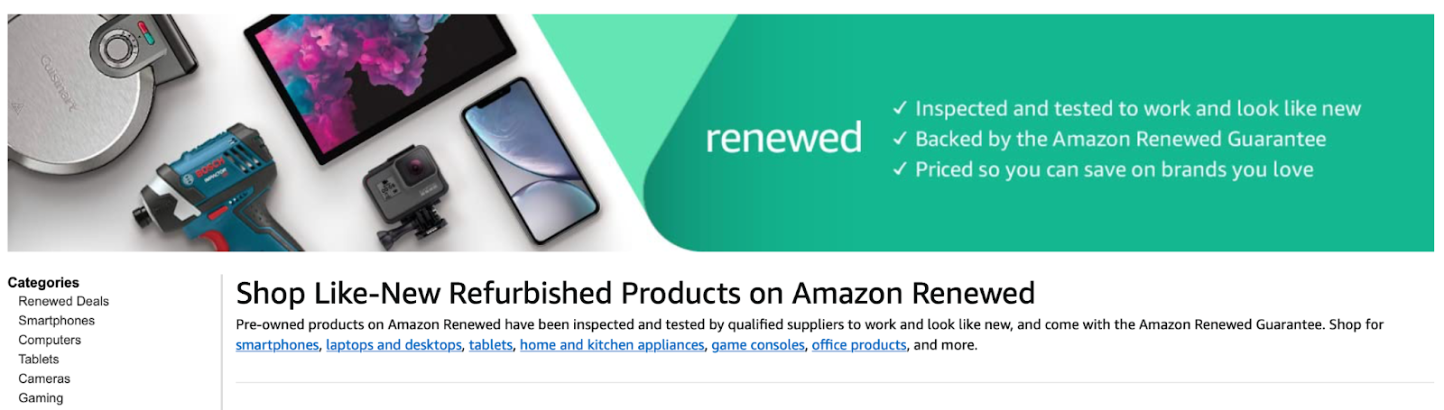 Amazon Renewed Program