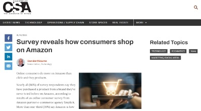 Survey reveals how consumers shop on Amazon