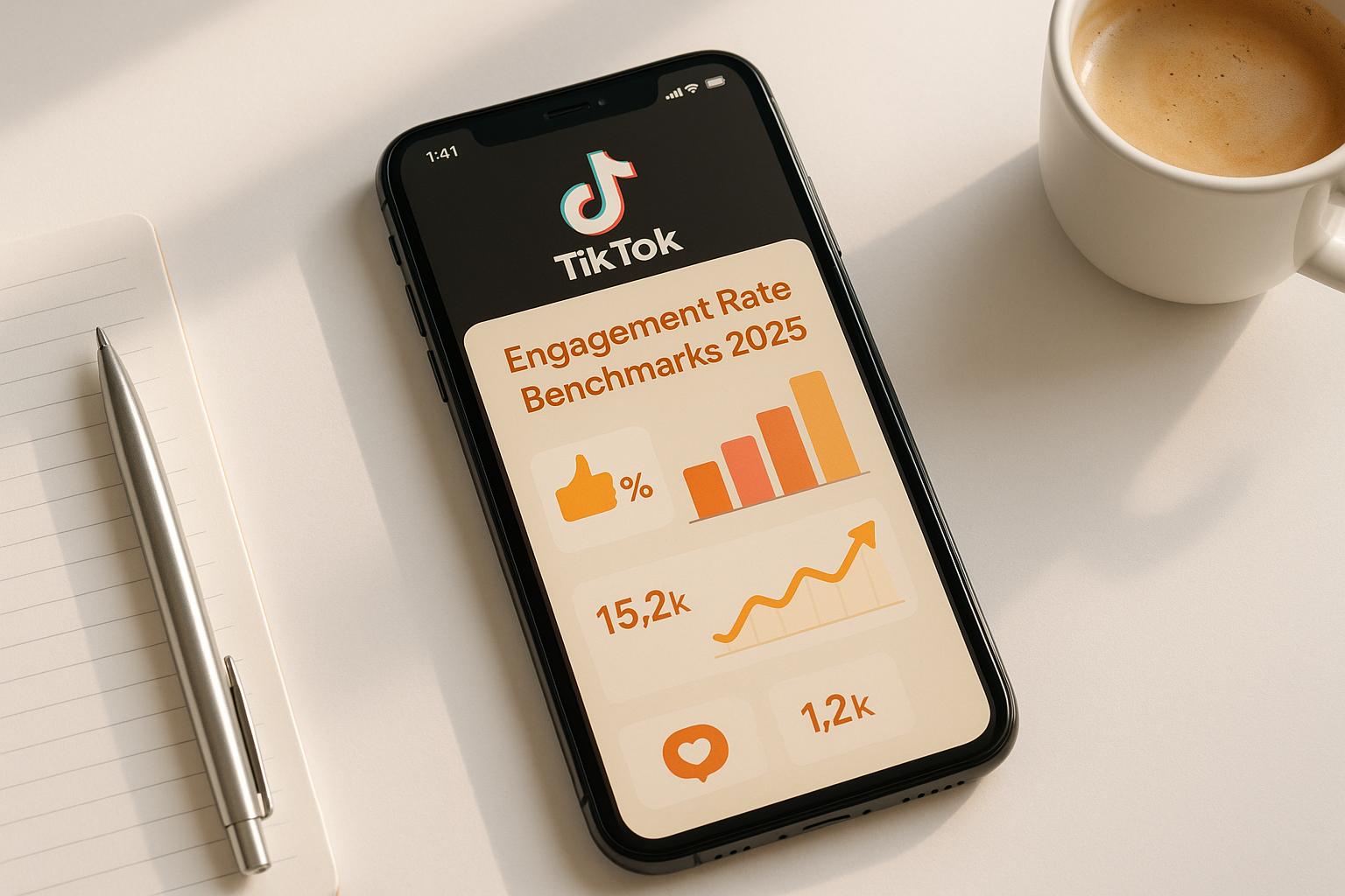 TikTok Engagement Rate Benchmarks 2025