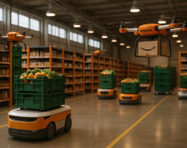 Amazon invests $4 billion in grocery logistics with AI innovation plans