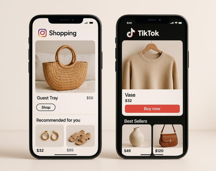 Instagram Shopping vs TikTok Shops: Key Differences