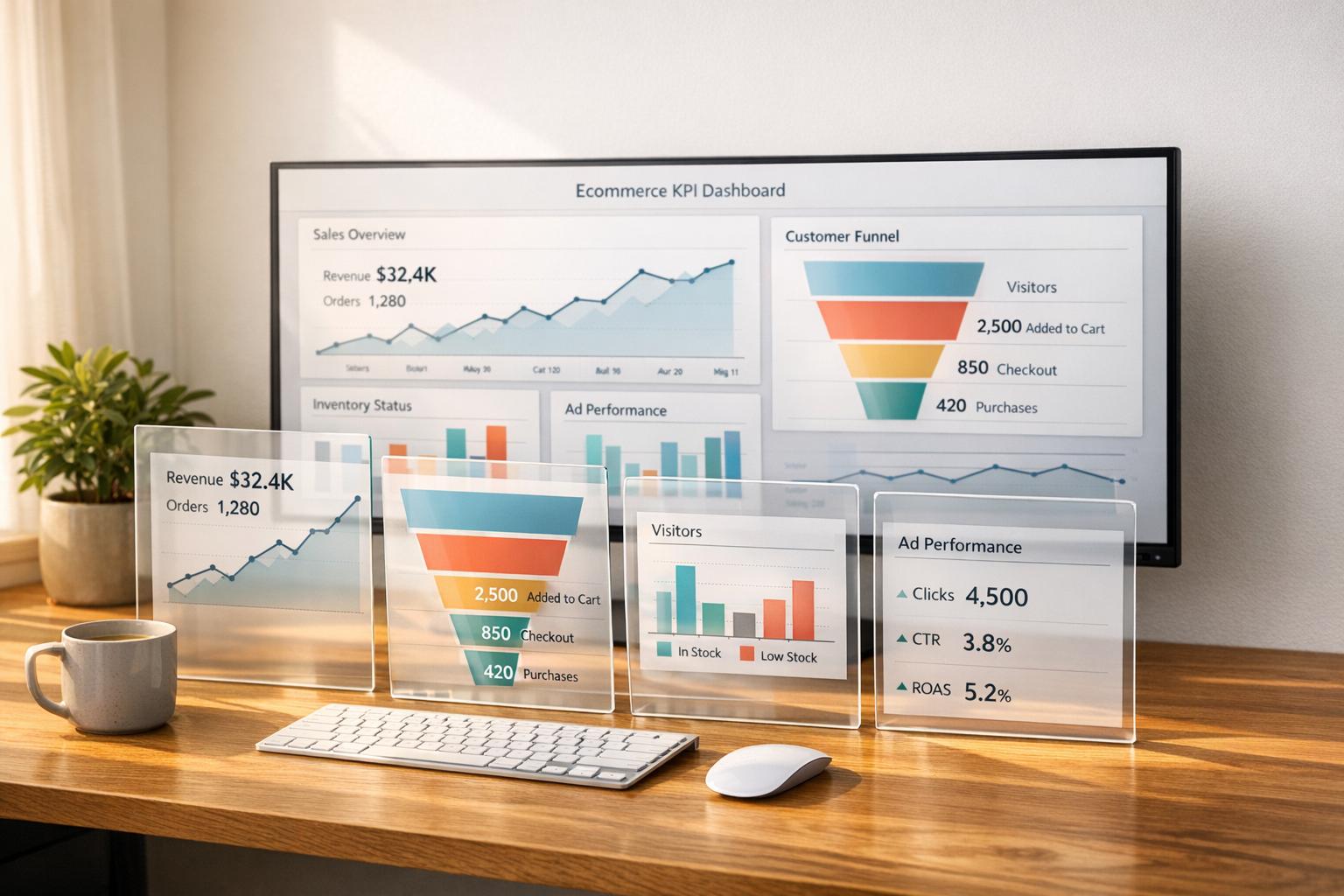 Ultimate Guide to Ecommerce KPI Dashboards
