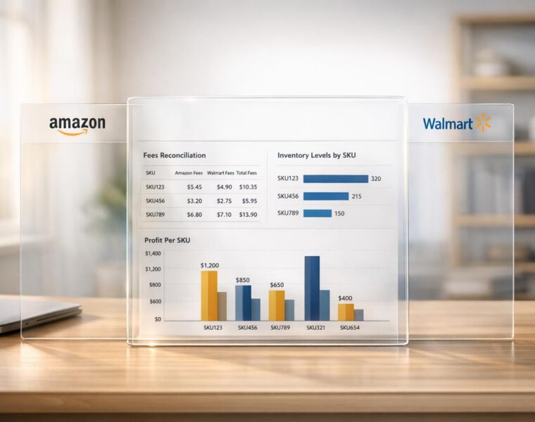 Unified Reporting for Amazon and Walmart