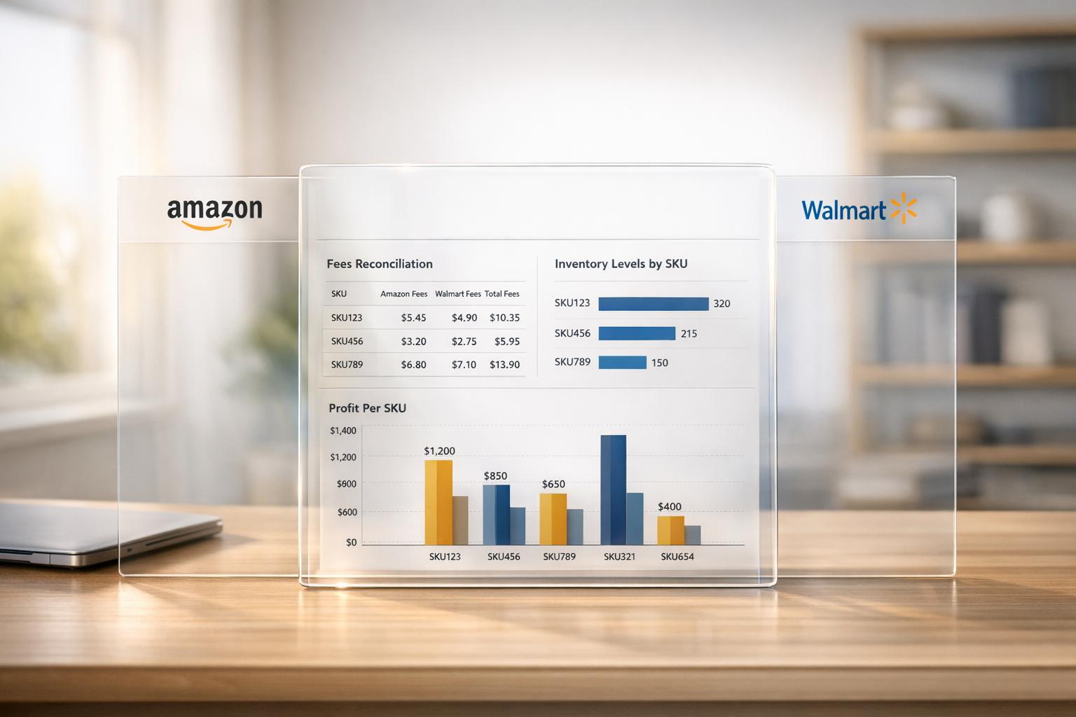Unified Reporting for Amazon and Walmart