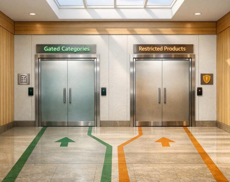 Amazon Gated Categories vs. Restricted Products