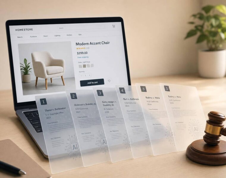 5 AI Copyright Cases Ecommerce Brands Should Track