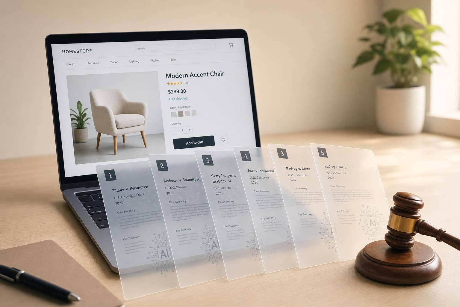 5 AI Copyright Cases Ecommerce Brands Should Track