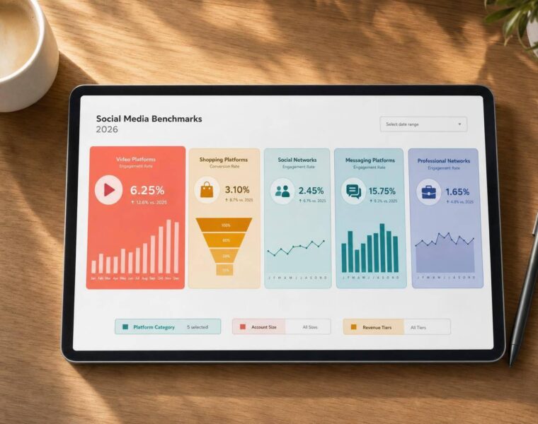 Social Media Benchmarks: Study Summary 2026