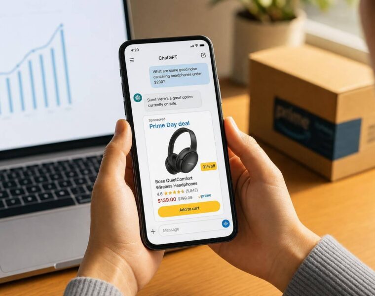 Amazon debuts ChatGPT ads during Prime Day
