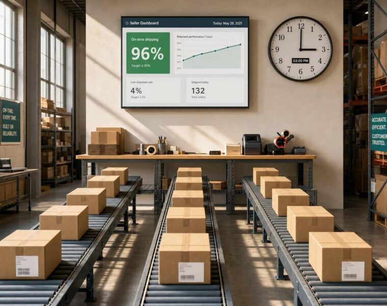 How to Reduce Late Shipment Rate on Amazon